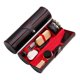 thumbnail image 1 of MEGICOT Kit de Cuidado de Zapatos de Viaje de 10 Piezas Cepillo de Limpieza de Zapatos Herramientas de Cuidado para Pulir Zapatos con Estuche de Transporte de Cuero PU, 1 of 7