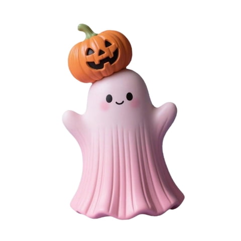 Bothyi - Estatua De Calabaza En Miniatura De Halloween Para Estantería, Mesa, Estilo Granja C
