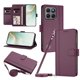 thumbnail image 1 of Funda Tipo Libro para Motorola Moto G47, Tapa con Imán, Morado Oscuro, 1 of 6