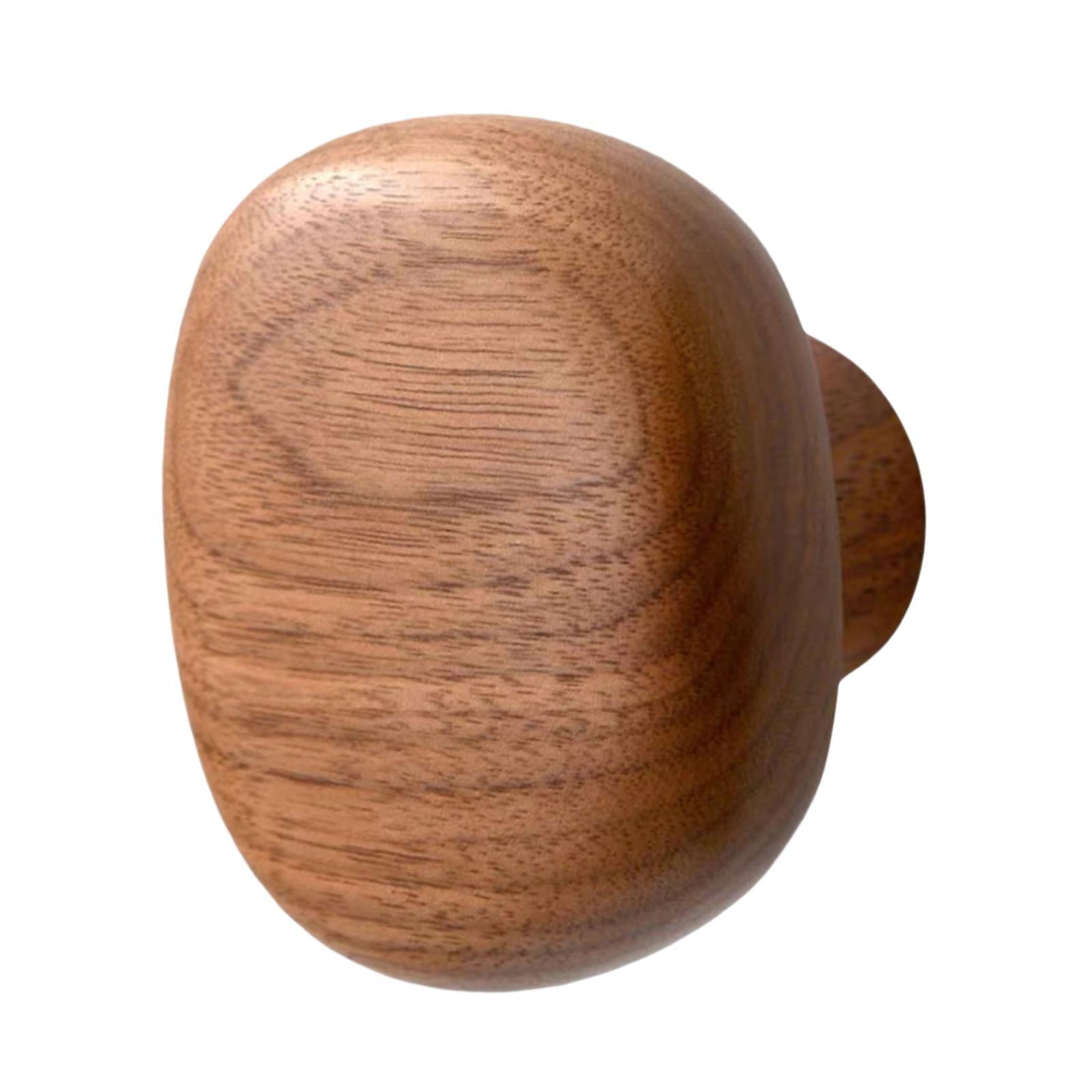 Magideal - Gancho De Madera Montado En La Pared Gancho De Pared Rústico, Arte Moderno, Gancho De Madera Para Abrigos, Perilla De Gabinete De Madera Para Sombrero 42 X 49 X 4 Cm