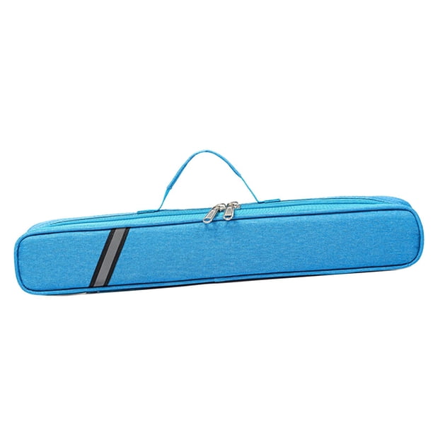 Estuche para Flauta con Cremallera Bolsa de Transporte Portátil Manija Cómoda Material Resistente Al Agua Protege Instrumento Musical Adecuado para Mú Azul