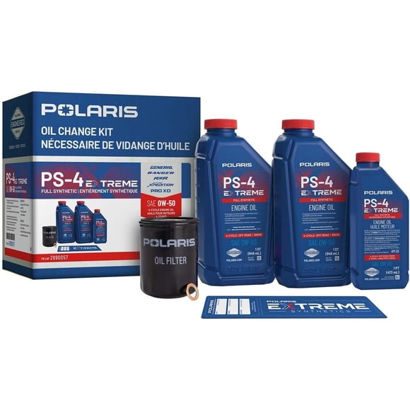 Polaris PS4 Oil Change Kit para modelos RANGER, GENERAL y RZR