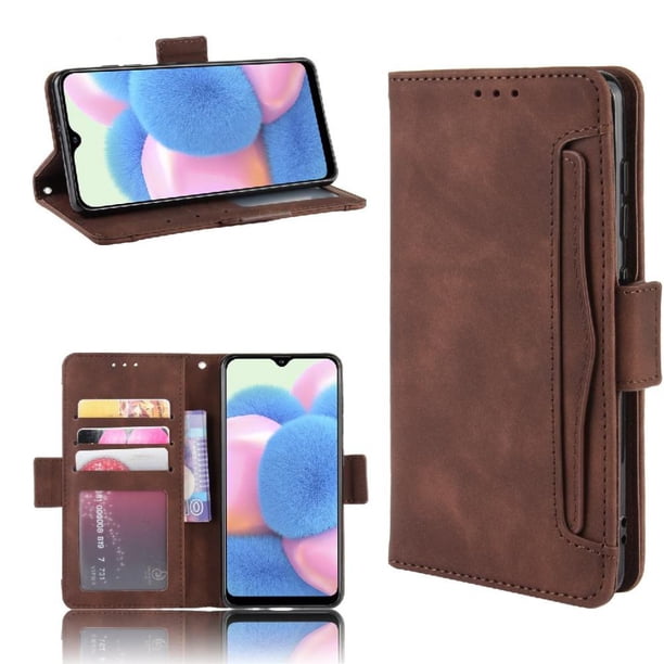 Funda Cartera Magnética para Samsung Galaxy A41- Tarjetero Desmontable, Cuero PU, Soporte