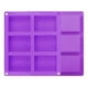 thumbnail image 2 of Molde De Silicona Reposteria Rectangular 6 Divisiones Color Morado, 2 of 2