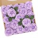 thumbnail image 1 of Flores artificiales N&T NIETING rosas moradas x25 con tallo, 1 of 8