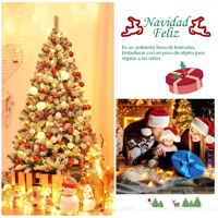 Geneerico - Árbol De Navidad Con Aguja Del Pino De Color Solido De 120Cm