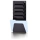 thumbnail image 4 of Organizador de Archivos de Pared Officemate 7 Compartimentos Carta/Legal Negro, 4 of 7
