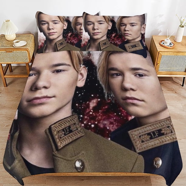 Marcus Martinus Bedding System Smooth Fabric Zipper Closure Comfortable Texture Soft Feel Duvet Cover Sets Pack