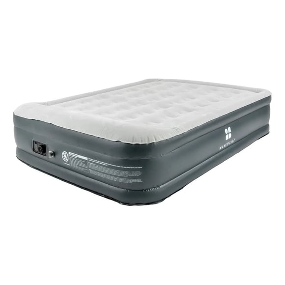 Colchon Inflable 2 plazas Queen Con Bomba Automatica Autoinflado Rapido