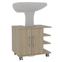 Fmfurniture - Mueble Baño 2 Puertas Fm-003C Café Claro
