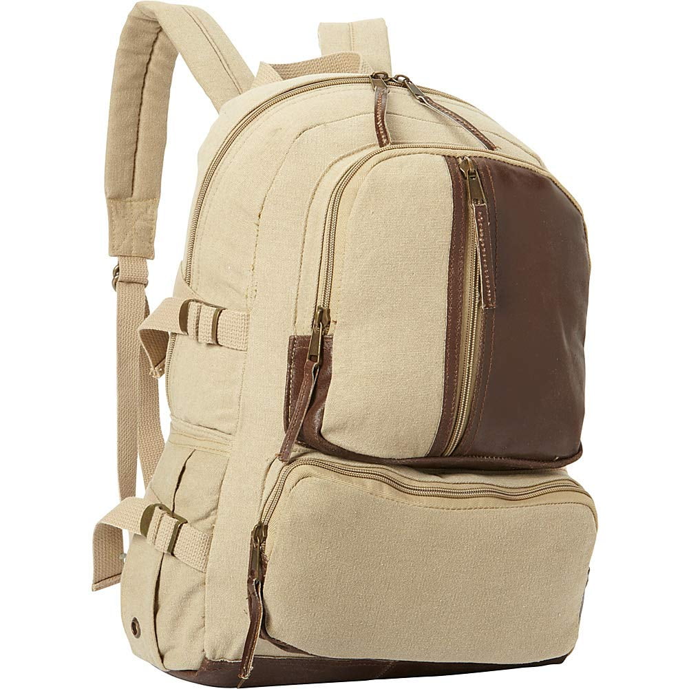 Mochila Fox Outdoor Products, Retro, Vintage, Estilo Aviador, Color Caqui