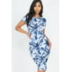 thumbnail image 1 of Vestido Estampado Tie-dye Azul Marino S, 1 of 5