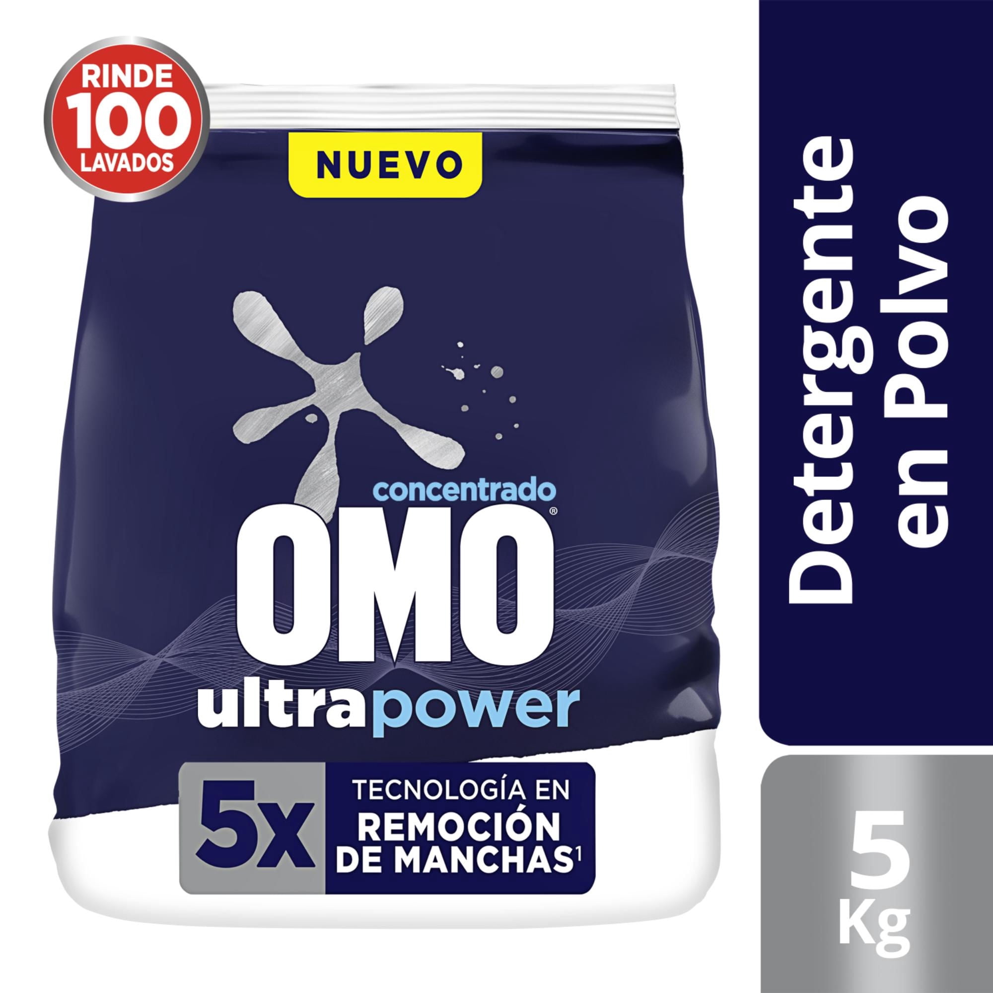 Detergente Polvo Ultra Power Bolsa. 5 kg OMO