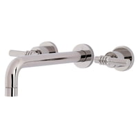 Grifo De Pared Para Bañera Kingston Brass Milano, Níquel Pulido