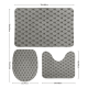 thumbnail image 2 of Set Alfombras De Baño 3 Piezas Suaves Hogar Varios Colores, 2 of 3
