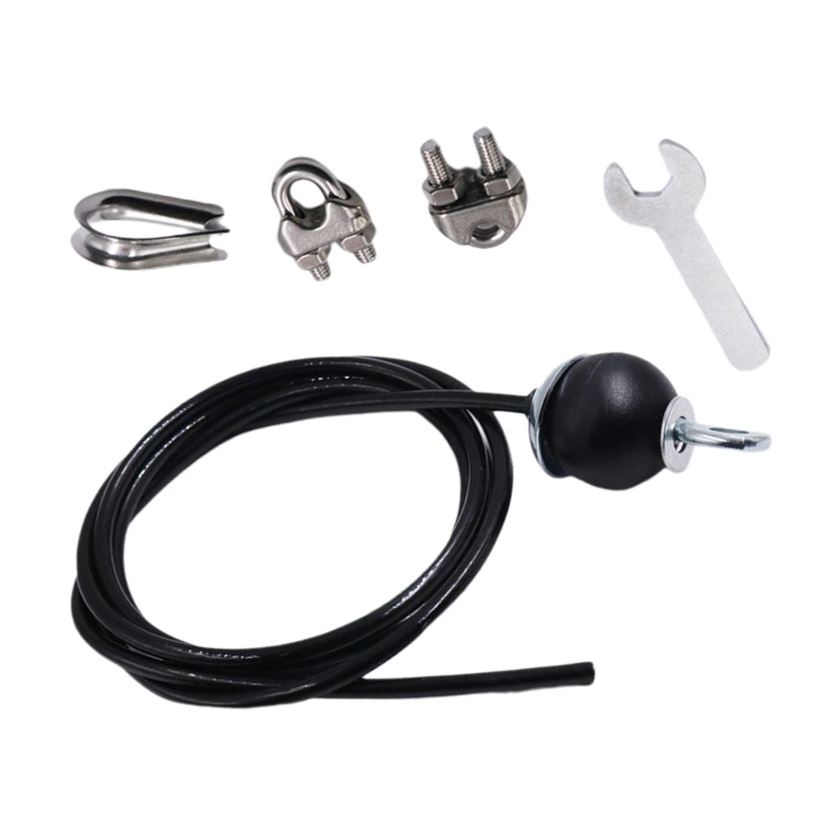 Ioensy - Cuerda De Alambre De Acero Con Bola De Tapón De Goma Resistente Para Accesorios De Entrenamiento De Gimnasio