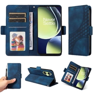 Carcasa Foxdock Oneplus Nord Ce 3 Lite De Cuero Pu, Diseño Acolchado Clásico, Protección Contra Caídas Y Rayones