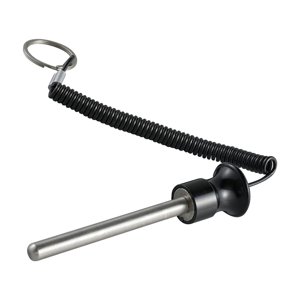 Ioensy - Pasador De Pila De Pesas Con Cable De Bloqueo De Cuerda De Tracción, Pieza De Repuesto Para Equipo De Gimnasio, Negro, 8Mm X 125Mm