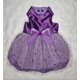 thumbnail image 1 of Vestido mascota tul lila estrellas talla M, 1 of 2