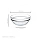 thumbnail image 2 of Set De 6 Bowl Vidrio Templado 23 Cm., 2 of 3
