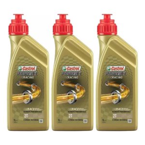 Aceite Castrol Power 1 Full Sintetico 2T Racing Original 3L Dorado