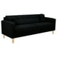 thumbnail image 2 of Sofa New Retro 3CG Felpa 05 Negro, 2 of 6