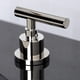 thumbnail image 2 of Grifo de baño Kingston Brass Manhattan FSC8939CML níquel pulido, 2 of 8