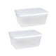 thumbnail image 1 of Contenedor De Almacenamiento Para Nevera, Contenedor De Ensalada De Lechuga Para Despensa, Cocina, 3000ml, 2 Piezas, 1 of 5