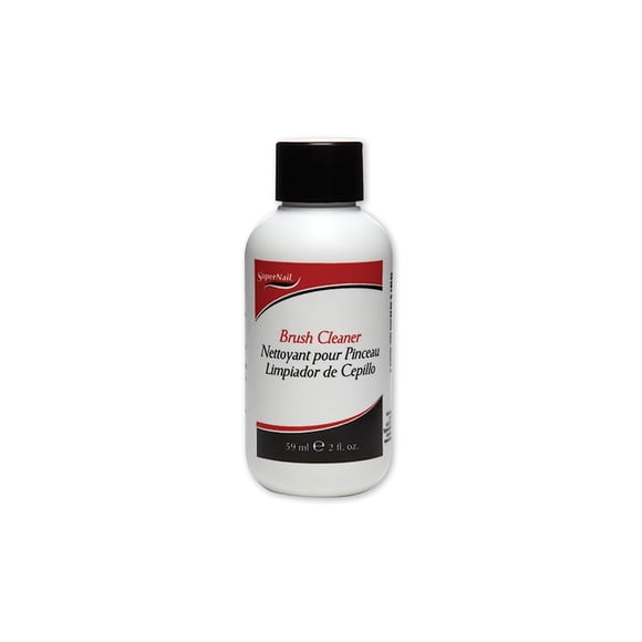 Limpiador de brochas Super Nail de 59 ml a 60 ml que mantiene las brochas limpias