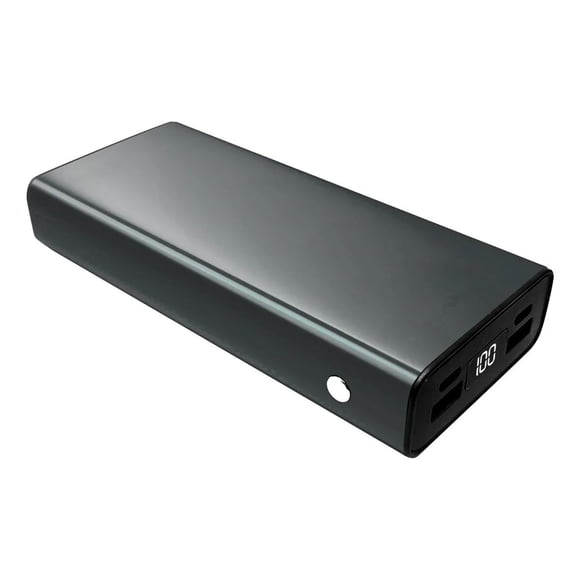 Bateria Externa Power Bank Carga Rapida Gris 20000mah