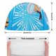 thumbnail image 2 of Sheriff Labrado Gorro de Natación de Licra, Gorro de Baño de Tela Cómoda, Gorro Elástico Antideslizante para Hombres, Mujeres y Niños, 2 of 6