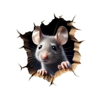 Bothyi - Murales De Calcomanías De Pared Del Mouse Para El Ratón Para La Decoración Del Hogar Del Hogar Del Sofá Del Sofá