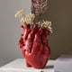 thumbnail image 1 of 1pc, Heart Vase, Vases For Flowers Creative Heart-Shaped Sculpture ,Customized Vase, Heart-Shaped Art Resin Vase Desktop Home Decoration, Gift Vases For Living Room Decorations,Halloween Room Decor Go, 1 of 3