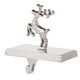 thumbnail image 1 of Soporte de metal para calcetines navideños, plateado, para colgar calcetines de árbol de Navidad, gancho antideslizante para adornos de repisa, ideal para chimeneas navideñas de estilo rústico., 1 of 6