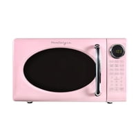 Horno Microondas Nostalgia Retro 20L 700W Con Plato Giratorio De Vidrio