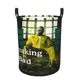 thumbnail image 1 of Breaking Bad Cesta de lavandería de gran capacidad redonda con asa, bolsa para ropa sucia plegable, almacenamiento para dormitorio, baño y lavadero 44x35 cm, 1 of 6