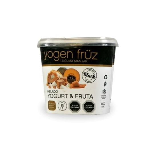 Helado Lúcuma Manjar Pote 800 gr Yogen Früz