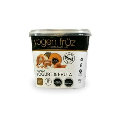Helado Lúcuma Manjar Pote 800 Gr Yogen Früz