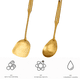 thumbnail image 3 of Juego de utensilios de cocina de acero inoxidable, 2 piezas de utensilios de cocina dorados, 3 of 5
