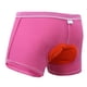 thumbnail image 4 of 3D Gel Acolchado Bicicleta Ciclismo Ropa interior Pantalones cortos Medias transpirables Hombres Rosa L, 4 of 5