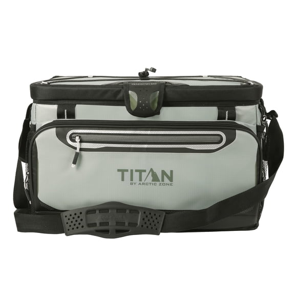 Cooler Titan por Arctic Zone para 48 latas sin cremallera, suave con HardBody