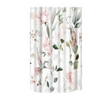 Genérico - Cortina Para Baño Mas Forro De Ducha V5