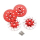 thumbnail image 3 of 4x RC Disco De Freno Hex Hub Rueda Llanta Neumáticos Disco De Freno Para Actualizaciones Piezas De Repuesto Rojo, 3 of 5