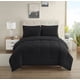 thumbnail image 1 of Juego de ropa de cama Sweet Home Collection Dorm Room Twin XL negro, 1 of 6