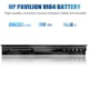 thumbnail image 2 of Batería portátil NATNO VI04 V104 2600 mAh 14,8 V para HP Pavilion, 2 of 6