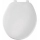 thumbnail image 3 of Asiento de inodoro Mayfair de Bemis, redondo, de plástico blanco, 3 of 3