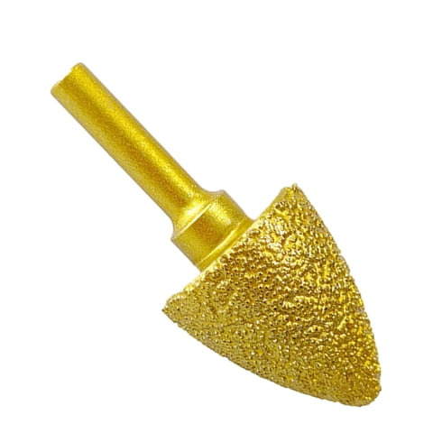 Magideal - Broca De Rebaba Con Cabezal De Molienda De Diamante, Broca De Molienda, Accesorio De Taladro, Punto Montado De Molienda Universal, Vástago De 6Mm Para 20Mm