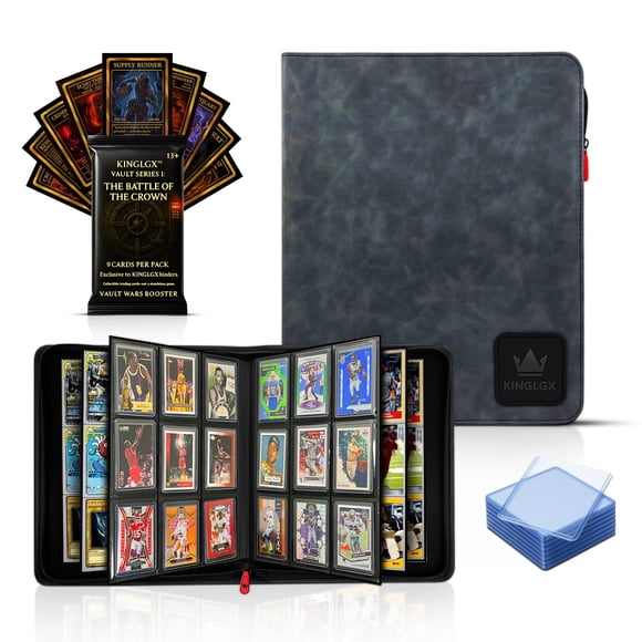Carpeta para Toploaders KINGLGX para 252 toploaders con 9 bolsillos