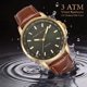 thumbnail image 3 of Reloj Perry Ellis 43 mm Solar de Cuero Vegano Dorado, 3 of 9