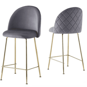 Habita2 Chile - Pack 2 Taburete Deluxe 66 - Gris